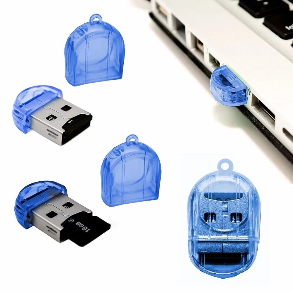 1 шт. мини USB 2,0 TF Nano картридер 2 микро-sd SDXC считыватель карт памяти ПИСАТЕЛЬ USB флэш-накопитель считыватели карт памяти