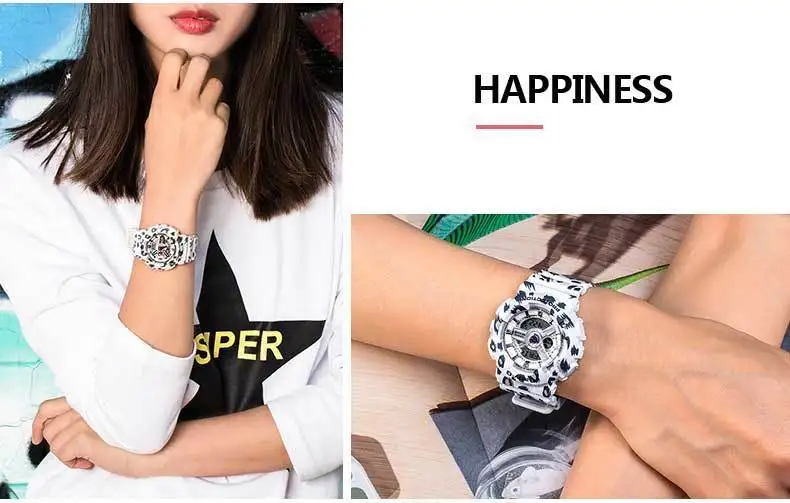 Casio брендовые высококачественные спортивные женские часы baby-g серии, спортивные водонепроницаемые женские часы на открытом воздухе с синим резиновым ремешком BA-110BC-2A