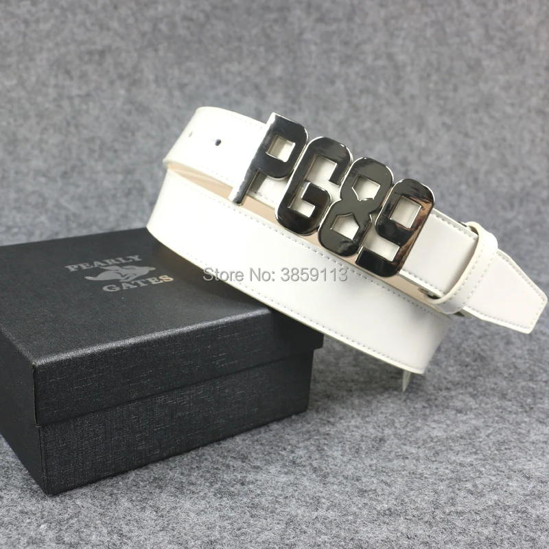 

New PG89 Golf Clubs Golf Belt Leather Complete Set Pearly Gates Belts Width 3.5CM Multi-style Colorful For Man Lady