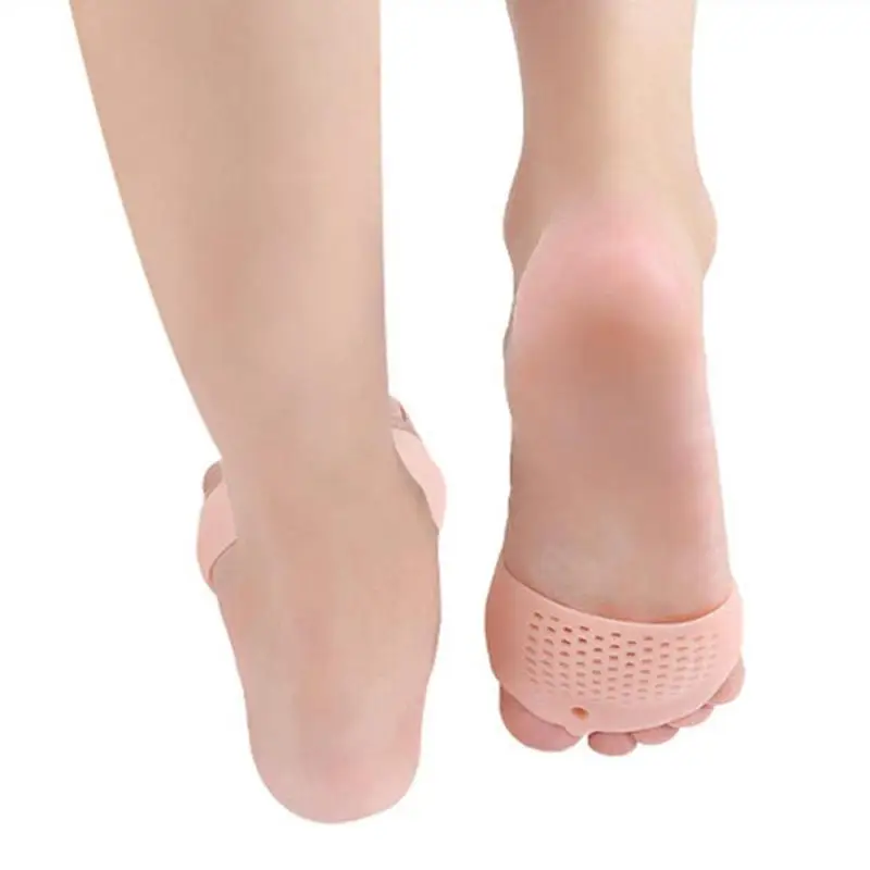1 пара силиконовых сотовых подушечек для ног Высокая стелька под пятки разделители ног инструмент ортопедический молоток Ортопедическая подушка уход за ногами