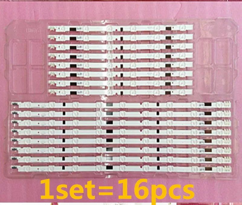 

16pcs LED strip Replacement for Samsung UE46F5000AWXZG UE46F6400AW 2013SVS46F R6 L9 D2GE-460SCA-R3 D2GE-460SCB-R3