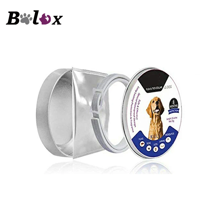 Dog Collar Mosquito Repellent Collar Spring Summer Insect Control Collar for Pet Dogs Flea Tick Lice Prevents Adjustable Collar