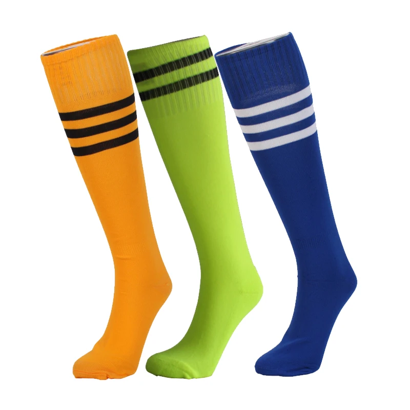 1 Pair Long Towel Bottom Football Socks Soccer Socks Man Kids Boys Sports Long Footwear Adult