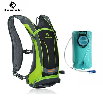 

ANMEILU 2L Sport Water Bag 8L Waterproof Nylon Rucksack Mochila Outdoor Cycling Hydration Bag Travel Camping Hiking Backpack