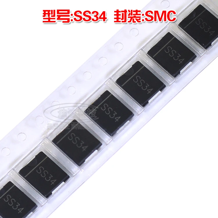 

Новый SS34 SMC SMD Schottky Diode 1N582 2 Type C 3A 40V DO-214AB