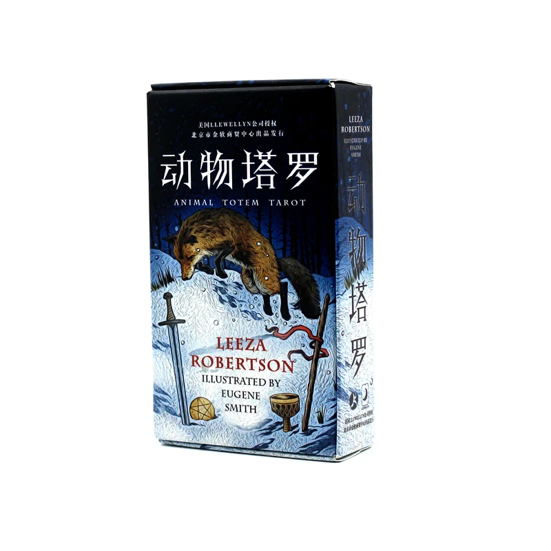 

Animal Tarot Board Game 78 PCS/Set New Design Tarot Cards Game Chinese/English Edition Tarot Board Game For Family