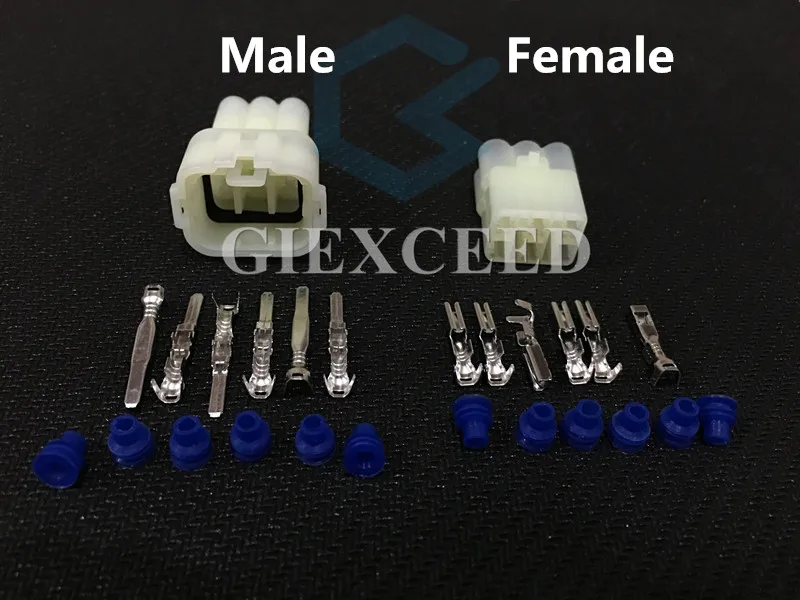 2 комплекта 6 Pin 6189 6171 6180 6181 HM 090 женский мужской водонепроницаемый мотоциклетный