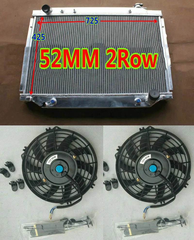3Row Aluminum Radiator Fan Shroud For Toyota Landcruiser 80 SERIES 93-97 3Row Aluminum Radiator Fan Shroud For Toyota Landcruiser 80 SERIES 93-97