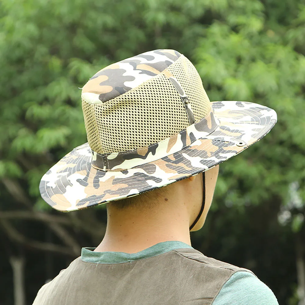 

Rounded Edges Outdoor Tactical Military Cap Jungle Camouflage Hats Digital Camo Hat Sun Fishing Cap Sniper Hidden Hunting Hat