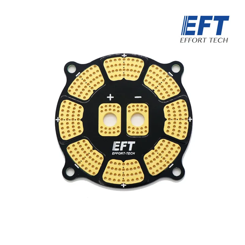 EFT High current 200A Power Distribution Board Wiring PDB 7oz for 8 ESC for DIY Agriculture Plant protection Drone Accessories EFT High current 200A Power Distribution Board Wiring PDB 7oz for 8 ESC for DIY Agriculture Plant protection Drone Accessories