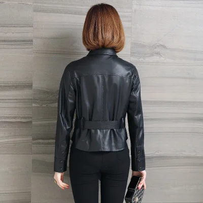 2018 New Fashion Genuine Sheep Leather Jacket H38