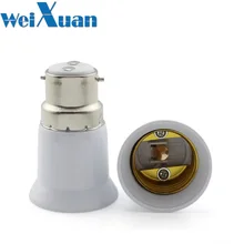 B22 для E27 цоколь патрон переходник преобразователь разъем для Светодиодный свет 10 шт./лот