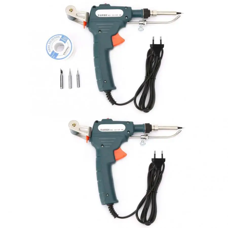 

Handheld Semi-Auto Send Tin Heat Gun Soldering Iron Station Welding Tool 60w EU Plug 220V Soldering Iron