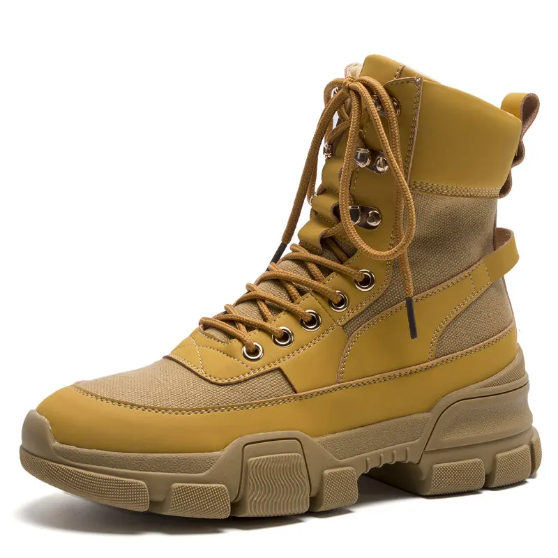 

Women High Quality Yellow Sneakers Flats Platform Cross-tied Shoes Fall Winter Casual Shoes Ladies Round Toe Running Shoes Woman