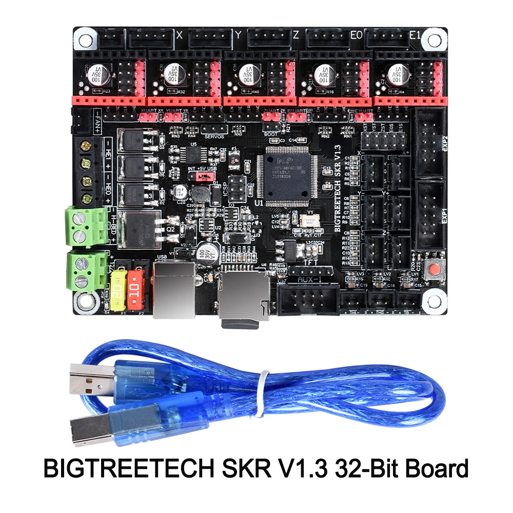 BIGTREETECH SKR V1.3 32 بت لوحة تحكم وحدة المعالجة المركزية ARM 32bit Smoothieboard مصدر مفتوحة Reprap MKS الجنرال L 3D طابعة أجزاء