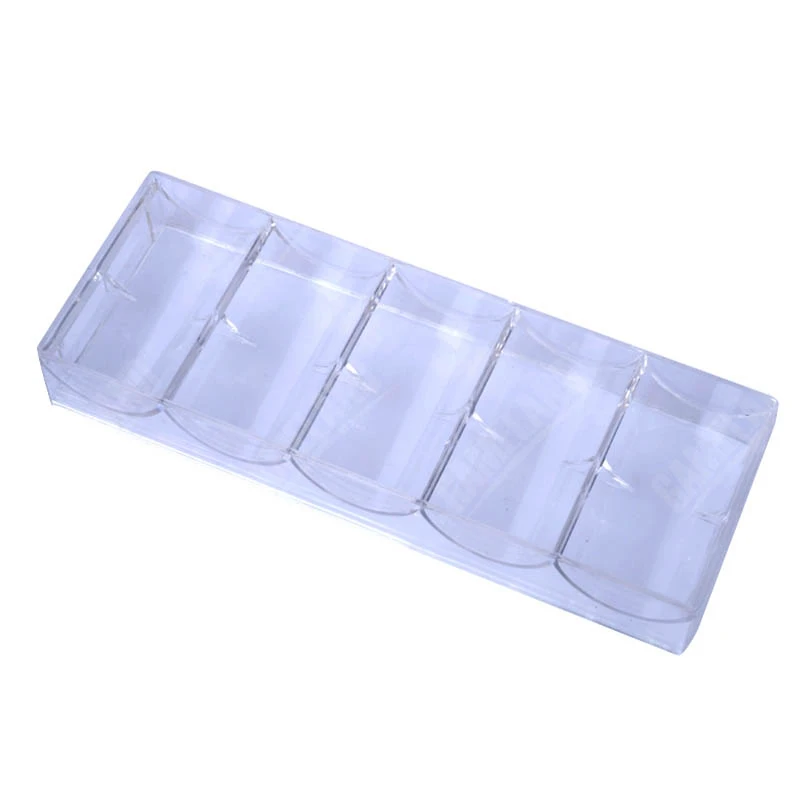 Strong ! 100PCS Capacity Poker chips BOX ABS Material Box Chip