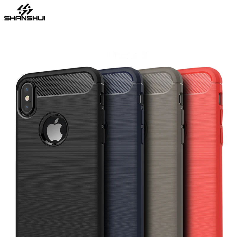 Чехол для Apple iPhone 7 8 Plus X 6 6S 5S SE Мягкие TPU силиконовая антидетонационных охлаждения