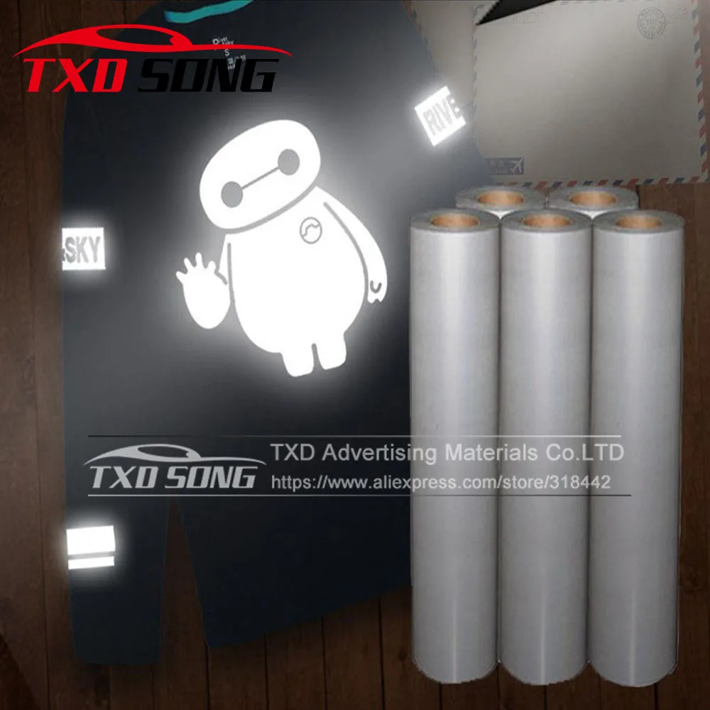 

50X100CM Reflective PU Vinyl for heat transfer,T-shirt heat press film by free shipping