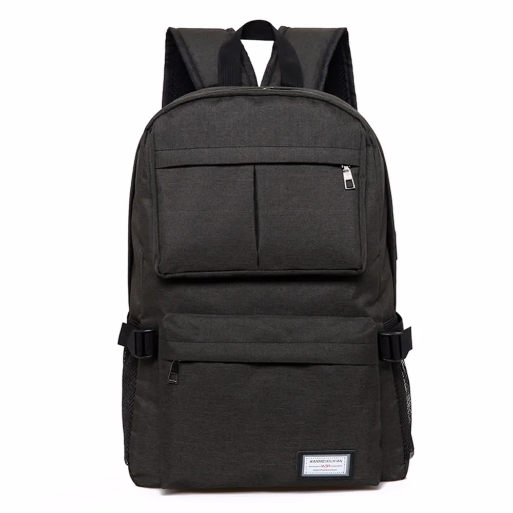 

USB Unisex Design Backpack Book Bags for School Backpack 2018 Casual Bag Rucksack Daypack Polyester Laptop Fashion Man Backpacks