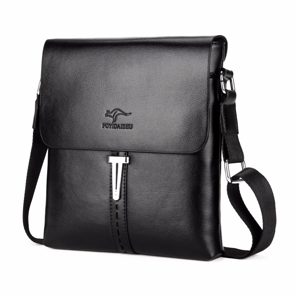 2018 جديد العلامة التجارية الرجال الأعمال حقيبة ساعي حقيبة كتف جلدية pu حقيبة عارضة Crossbody حقيبة Bolsas الذكور