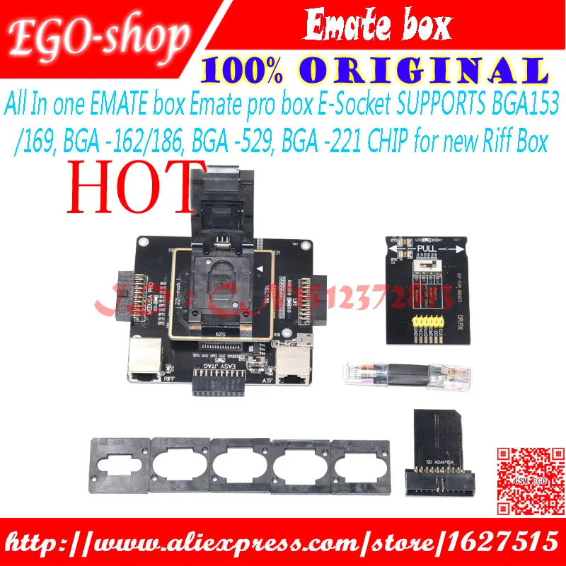 Gsmjustoncct E mate Emate box Socket pro EMMC TOOL все в 1 Поддержка BGA153/169|tool in 1|tool tooltool |