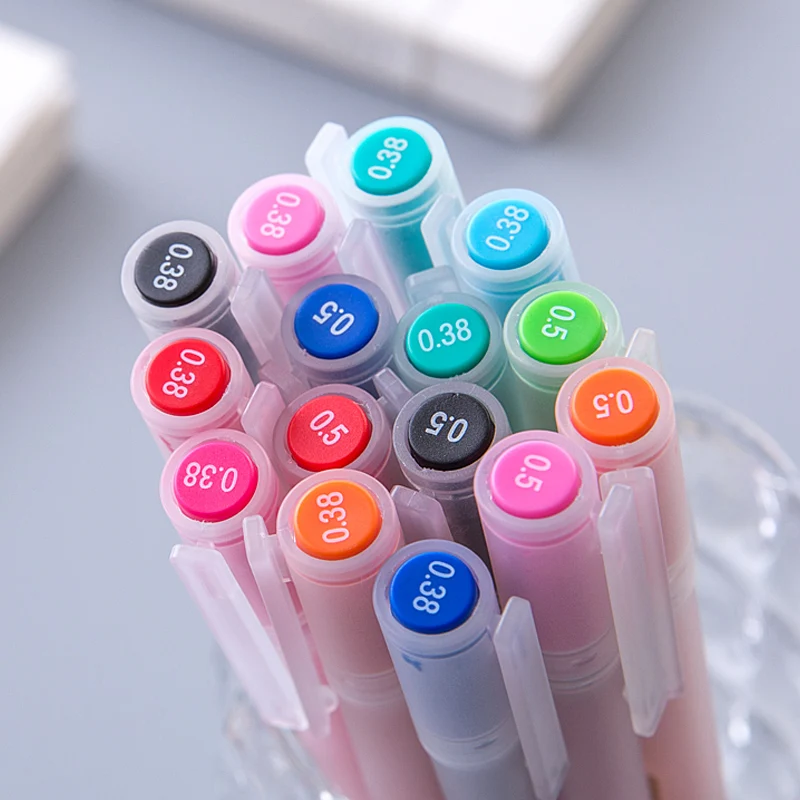Japan Original Gel Pen 0.5mm/0.38mm Colour Ink Pen Maker Pen School