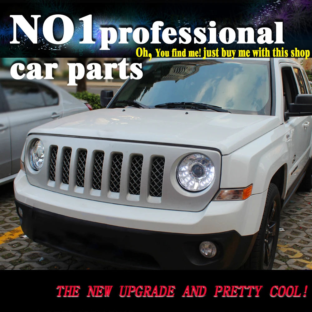 OUMIAO Стайлинг для Jeep Patriot фары 2010 2014 светодиодный ные DRL Биксеноновые линзы дальний