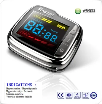 

2016 aliexpress wrist pulse laser blood purifier anti diabetes equipment