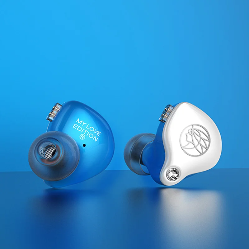 TFZ Mylove edition, Наушники Hi-Fi в ухо, новое поколение 2,5, двойная магнитная цепь движущаяся катушка - Цвет: 002Blue