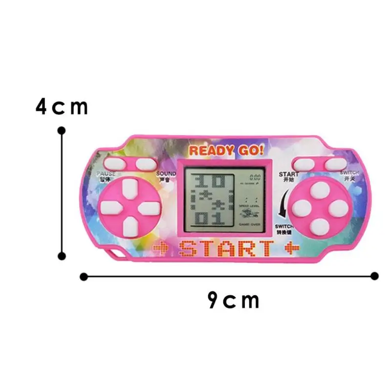 Портативная мини-тетрис Игровая приставка lcd портативные игровые плееры детские развивающие игрушки антистресс электронная игрушка цвет в ассортименте