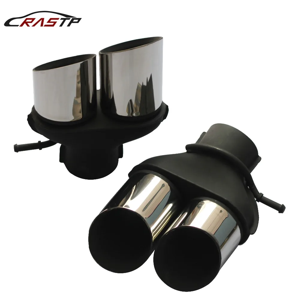 

RASTP- New Stainless Steel Rear Exhaust Pipes Tips Ends Muffler Car Exhaust Tail For Land Rover SVR RS-CR8115