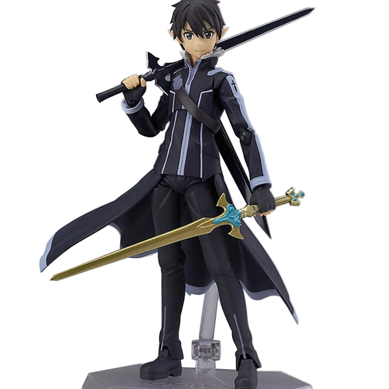 

Japanese Anime Sword Art Online II Kirito ALO Ver. SAO Figma 289 PVC Figure 15cm/6in No Retail Box Collection
