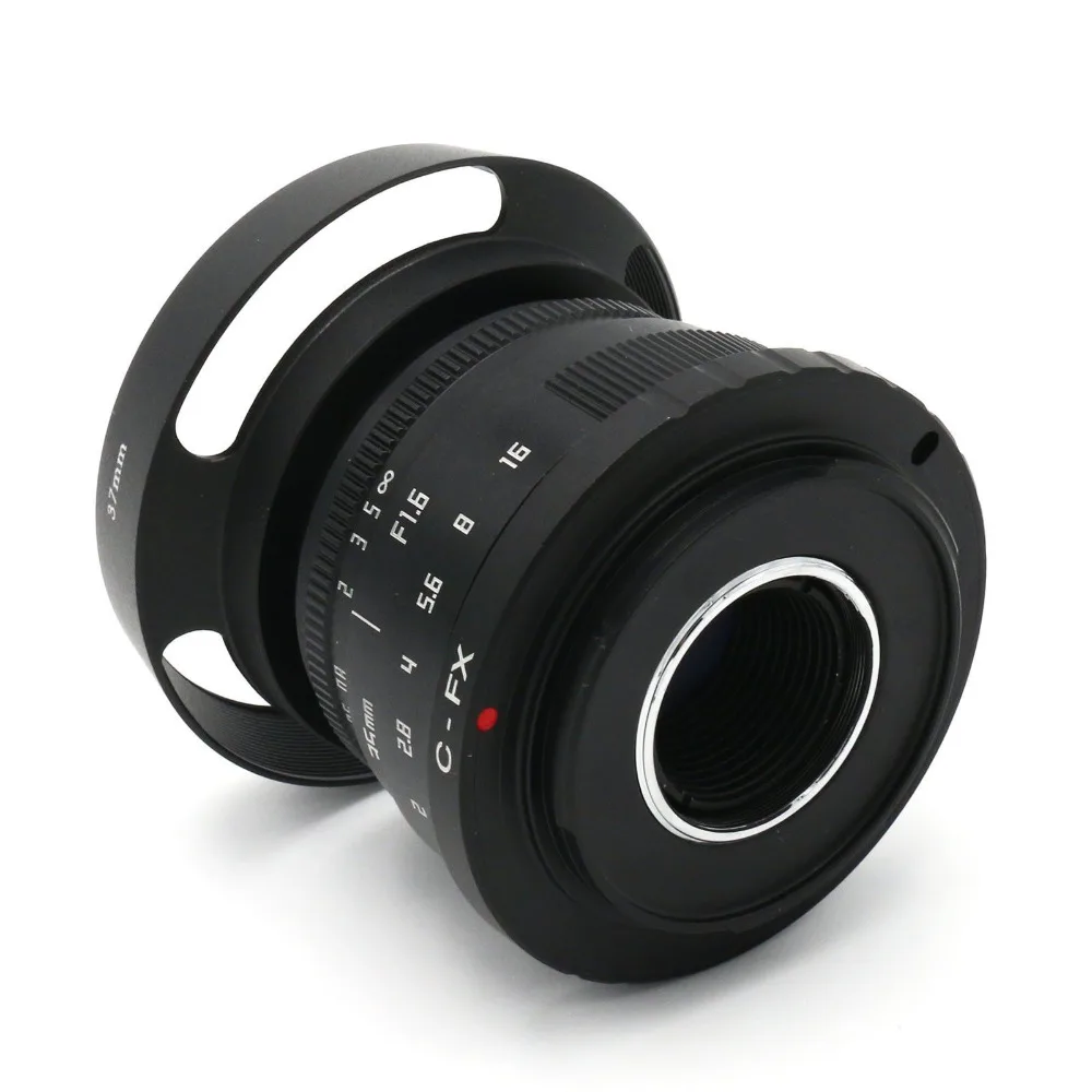 Новый объектив видеонаблюдения Fujian 35 мм f/1 6 II для Sony NEX E mount камеры и адаптера в