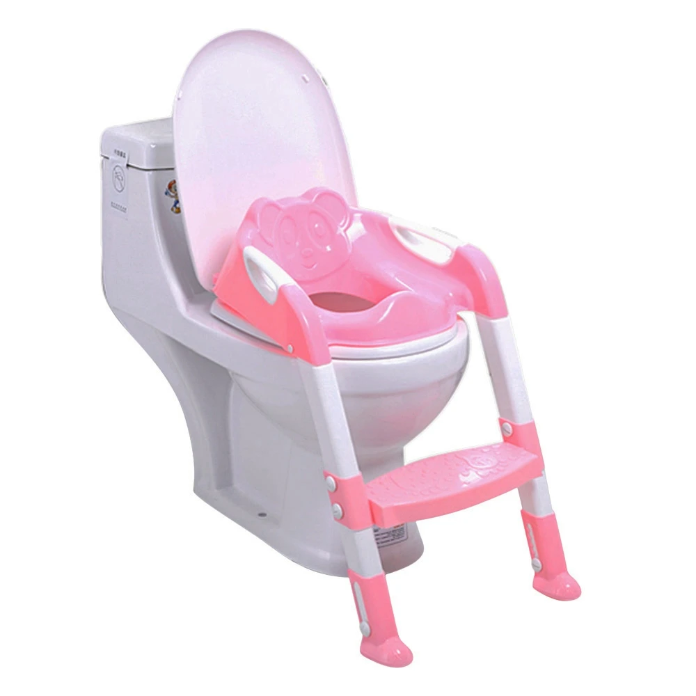 Infant Baby Potty Training Seat Children's Potty Baby Toilet Seat With Adjustable Ladder Infant Toilet Training Folding Seat (5)