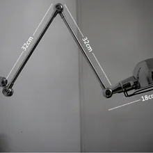 RH французский дизайнер Настенные светильники Лофт балкон Континентальный американский, промышленный, ретро Творческий труба механическая рука настенный светильник E14