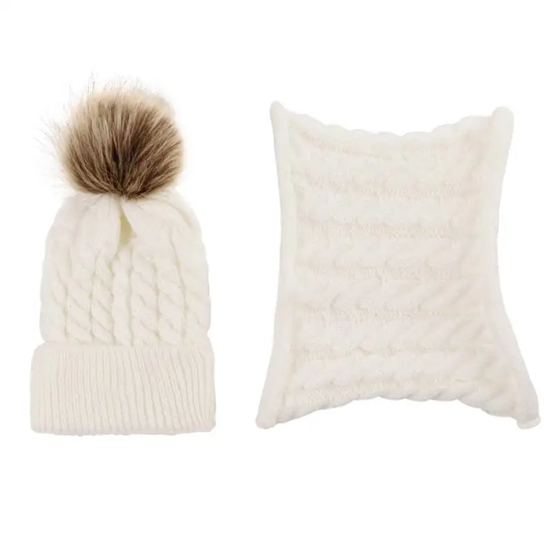 boys grey hat and scarf