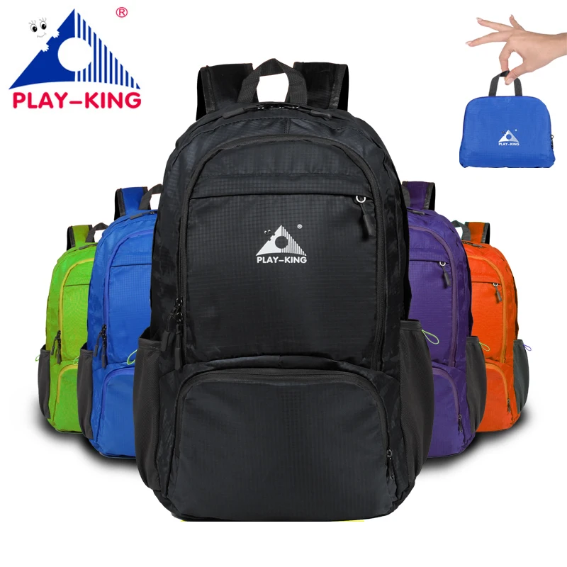  PLAYKING foldable waterproof backpack outdoor travel folding lightweight bag bag sport Hiking gym m - 32898389421