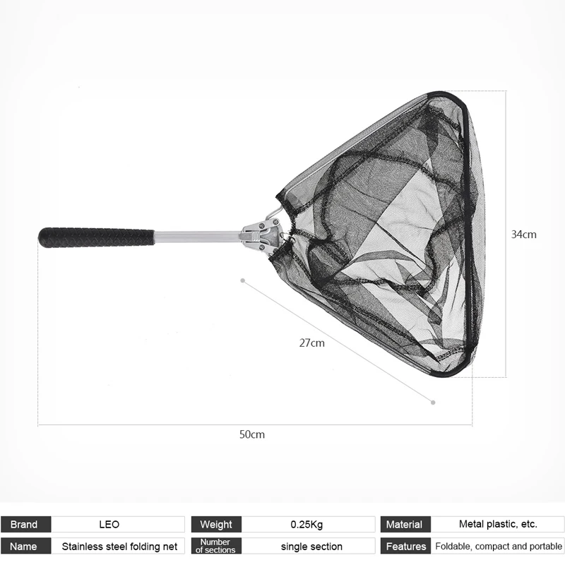 Быстро складывающаяся ручка для ловли нахлыстом из алюминиевого сплава, складные сетки для карпа, нейлоновая сетка для посадки карпа