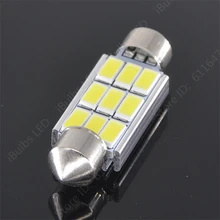 100 шт. Высокое качество 36 мм/39 мм/41 мм 9 светодиодный 5630 SMD авто гирляндная шина Canbus Error Free купол C5W чтение карт двери Внутреннее освещение