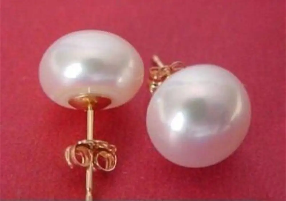 

Charming!10-11mm White Akoya Freshwater Pearl Earring AAA