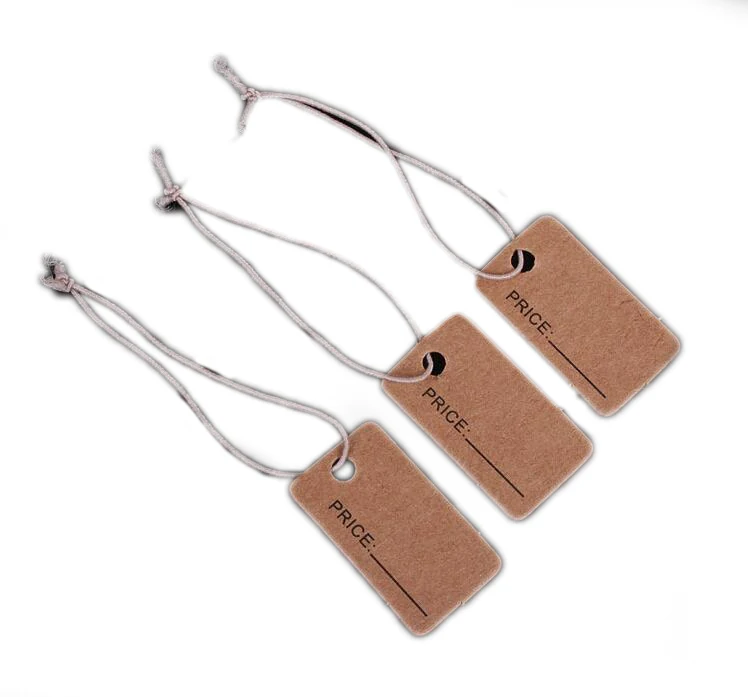 100 pcs Brown kraft Paper gift tags Wedding Perfect String DIY