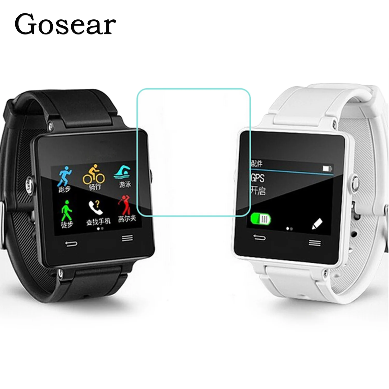 

Gosear 4pcs High Definition Full Screen Tempered Glass Protector Film for Garmin Vivoactive Smart Watch Smartwatch Accessories