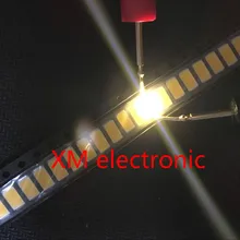 2000 шт. 5730 SMD СВЕТОДИОДНЫЙ переменного тока, 50-55 лм светодиодные лампы 0,5 w светильник светодиодный чип теплый белый светодиодный Цветовая температура: 2800-3000K до сих пор 3V