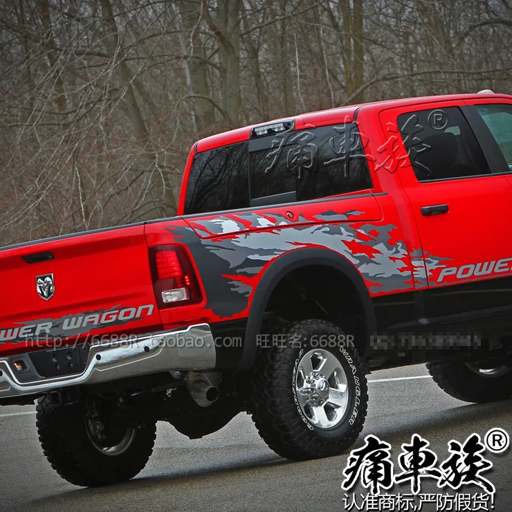 Для Dodge ram автомобильные наклейки pull flower Цветные наклейки ram внешний вид украшения модифицированные наклейки