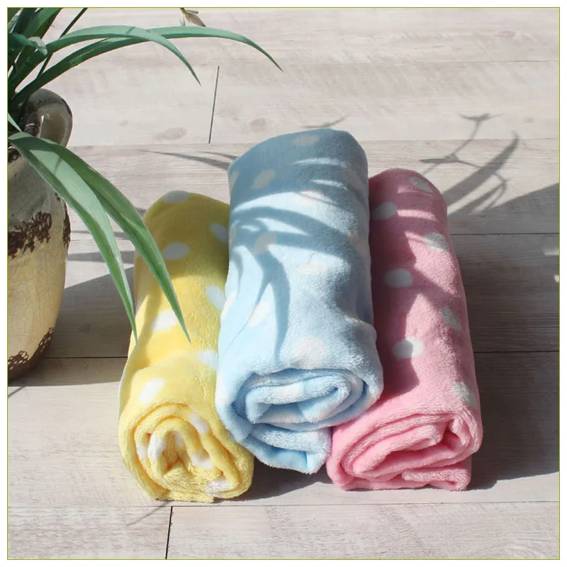 90*70cm Dog Bed Soft Flannel Blanket Warm Pet Blanket Sleeping Bed Cover Mat For Small Medium Dog Cat HD020