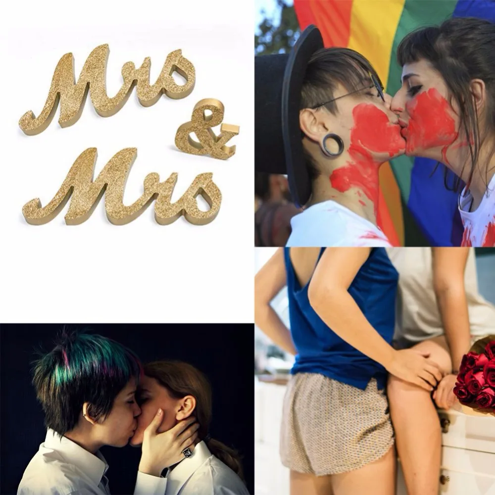 Свадебная вечеринка Mr& Mr/Mrs& Mrs Деревянные Буквы Знак Свадебные украшения для праздничного стола подарки влюбленным фото реквизит