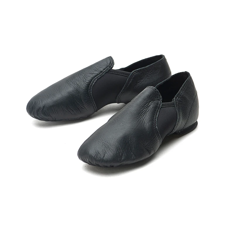 Sansha Kids Slip-On Jazz Shoes With Neoprene Genuine Leather EVA Sole Girls Boys Children Jazz Sneakers Dance Shoes JS61LPI 5