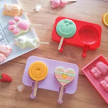 Креативная форма для мороженого для дома, сделай сам, домашняя мультяшная форма для мороженого, мороженое, бар для мороженого, силиконовая форма для мороженого, палочка для конфет, мороженое