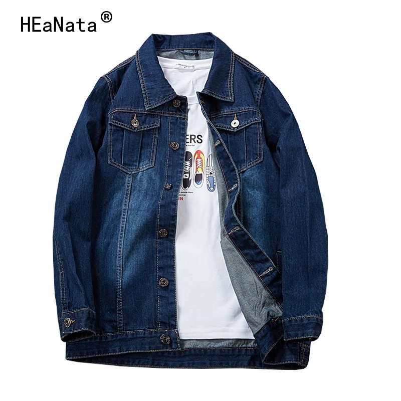 New 2019 Men Jeans Jacket Mens Bomber Jackets Hip Hop Man Vintage Denim Coat Streetwear Chaqueta Hombre Plus Size 8XL | Мужская одежда