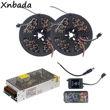 5m 10m WS2812B WS2812 RGB Led Strip Light With SP106E 9Keys Remote Music Led Controller DC5V Power Supply Adapter Kit цена 5m 10m WS2812B WS2812 RGB Led Strip Light With SP106E 9Keys Remote Music Led Controller DC5V Power Supply Adapter Kit цены онлайн